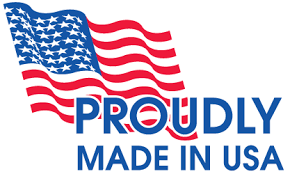 Proudly Made In USA with US Flag